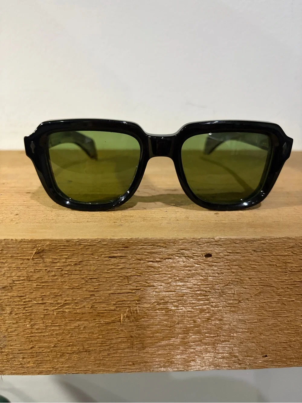 Jacques Marie Mage Hopper with Green Lenses Sunglasses